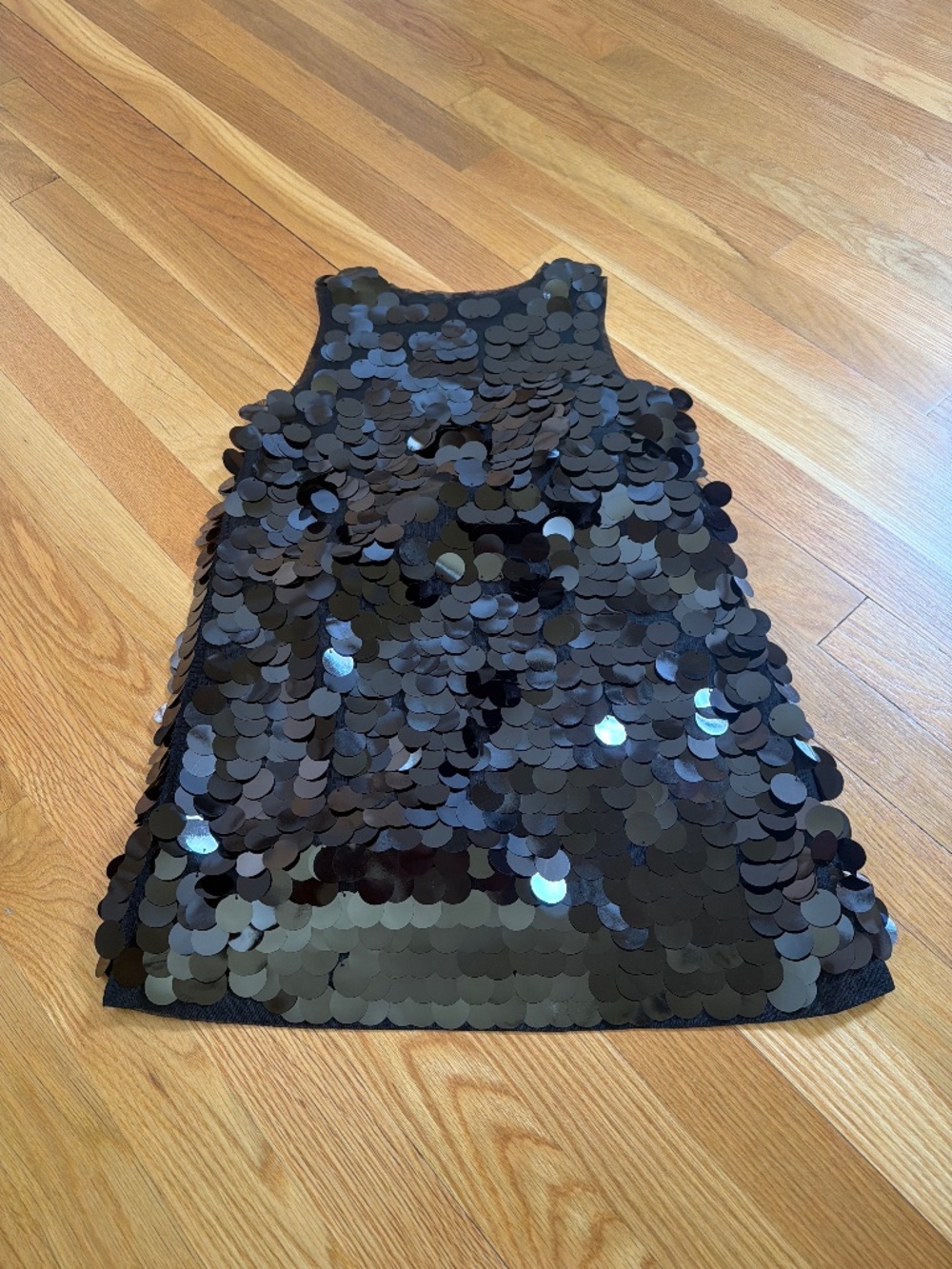 Gap girls black sequin dress